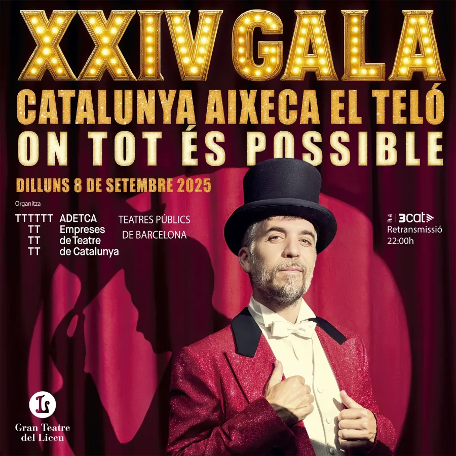 XXIVena Edició de la GALA CATALUNYA AIXECA EL TELÓ XXIVena Edició de la GALA CATALUNYA AIXECA EL TELÓ